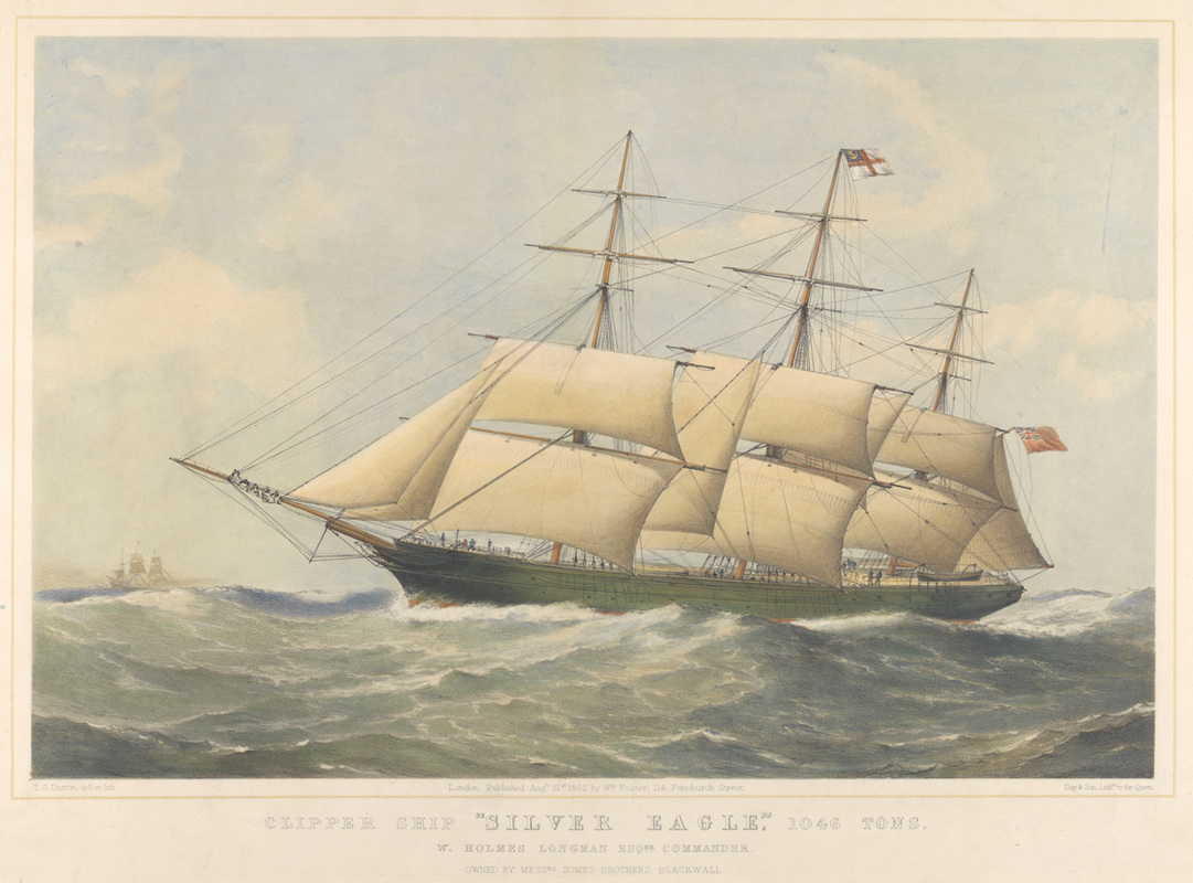 Thumbnail image of a 19th century sailing ship